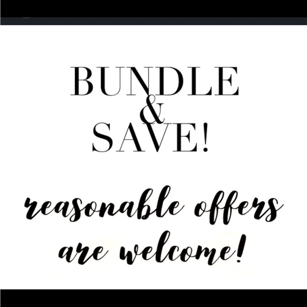 Reasonable offers welcome!